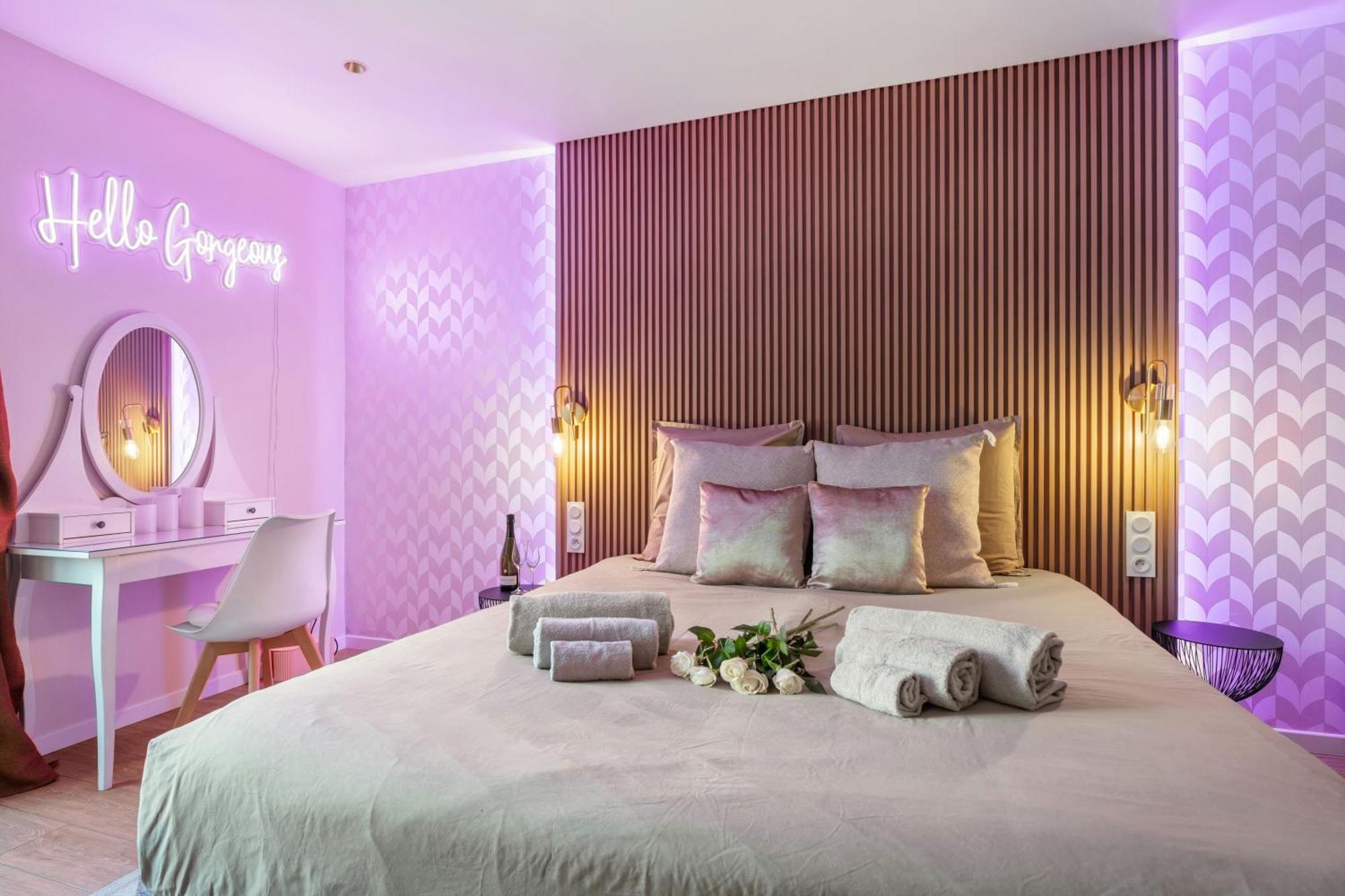 Nice Renting - Love Room Massena - Luxe Room - Jacuzzi - Terrace - King Bed - Ac Εξωτερικό φωτογραφία